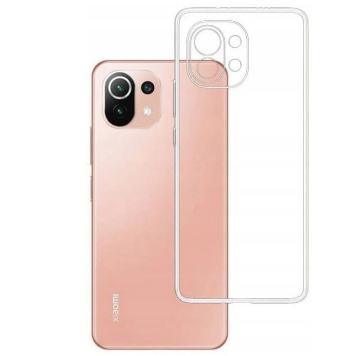 Védő telefontok, 3MK, Xiaomi Mi 11 Lite / 5G / 5G NE, Átlátszó