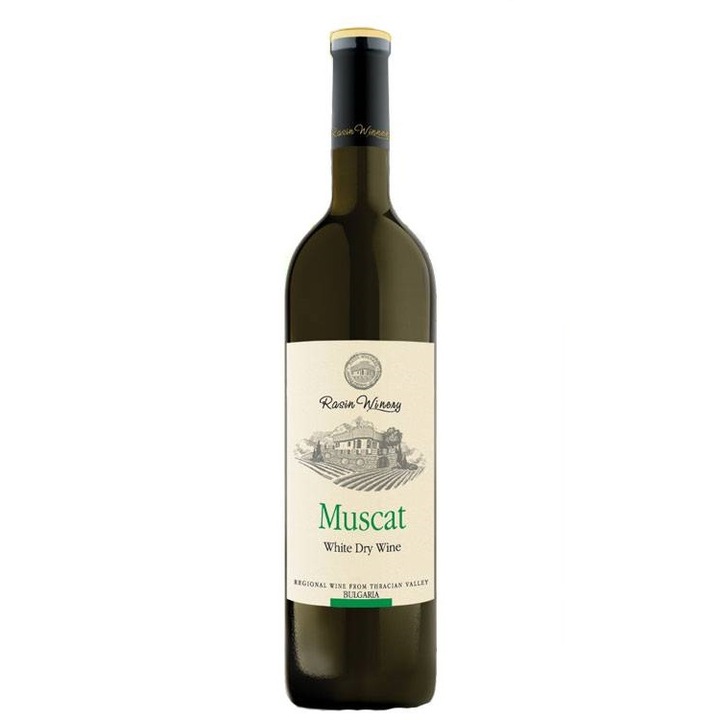 Бяло вино Rasin Winery, Мускат, 0.750л