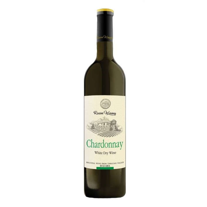 Бяло вино Rasin Winery, Шардоне, 0.750л