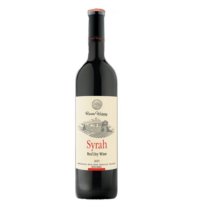 Червено вино Rasin Winery, Сира, 0.750л