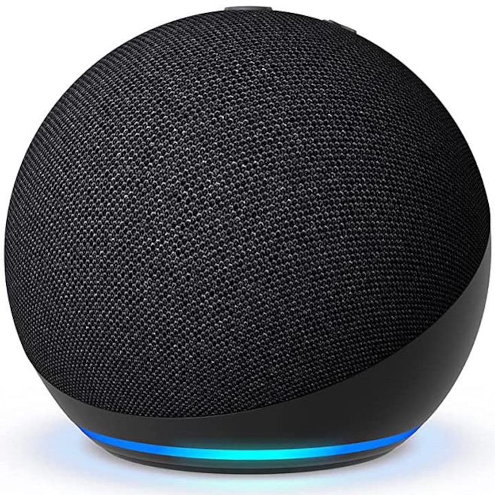 Boxa inteligenta Amazon Echo Dot 5, Control Voce Alexa, Wi-Fi, Bluetooth, Negru
