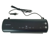 Laminator A4 Esperanza Interstellar 93251, 300 mm/min, laminare A6-A4-carte vizita, cablu alimentare de 130cm, negru A4 Negru