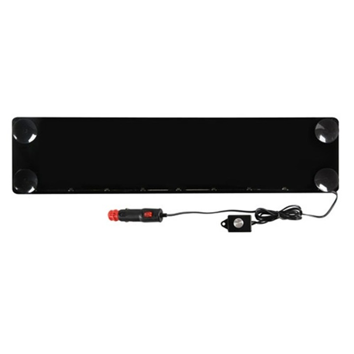 Tabla cu lumini LED auto, Lampa, 24V, 14 sloturi, 13x97cm