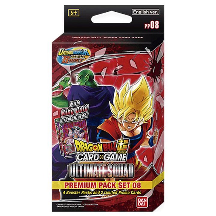 Carti de joc, Bandai, DragonBall Super Card Game - Premium Pack Set 8 PP08, Engleza