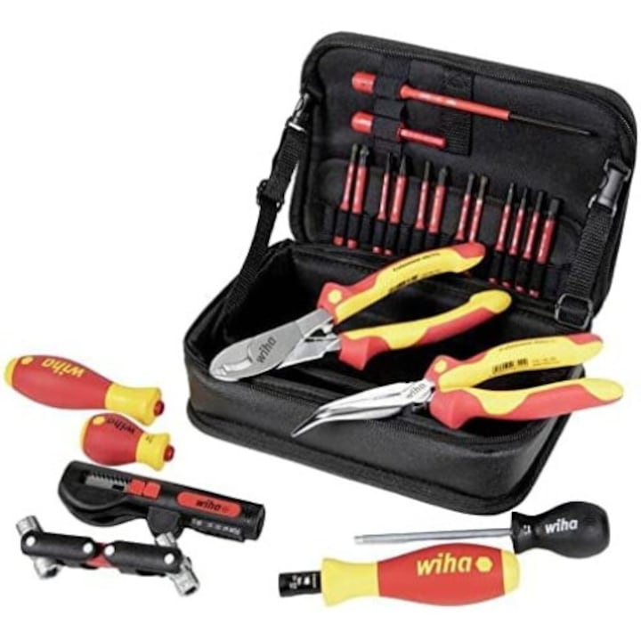 Set scule electricieni plus surubelnita dinamometrica, 23 piese