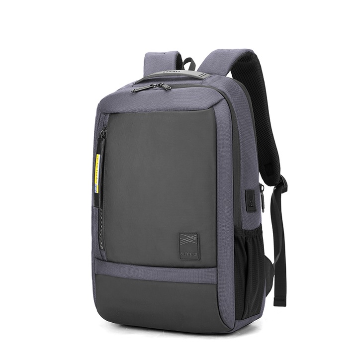 Rucsac pentru barbati, Arctic Hunter, Gri, Poliester, 46 x 31 x 14, cm