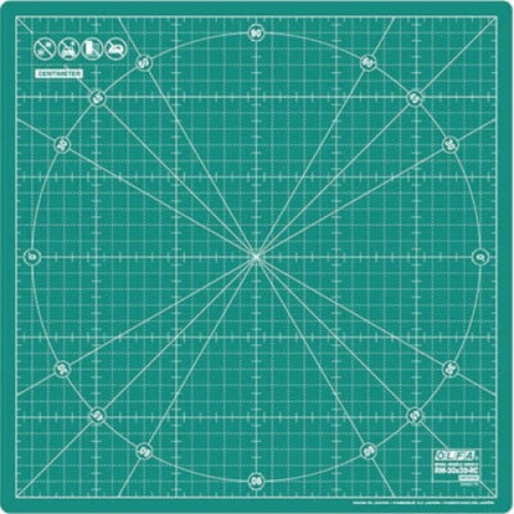 Covoras de taiere, Olfa, RM30x30-RC, rotativ, 300x300 mm