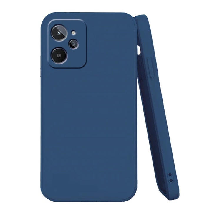 Силиконов калъф, съвместим с Realme C35, Silicone TPU, Soft Feeling, Next Level Smart Protection, Camera Protection, Navy blue