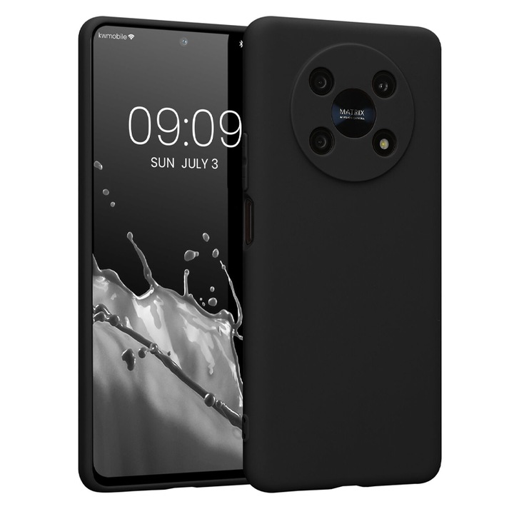 Husa din silicon compatibila cu Honor Magic 4 Lite 5G, Negru