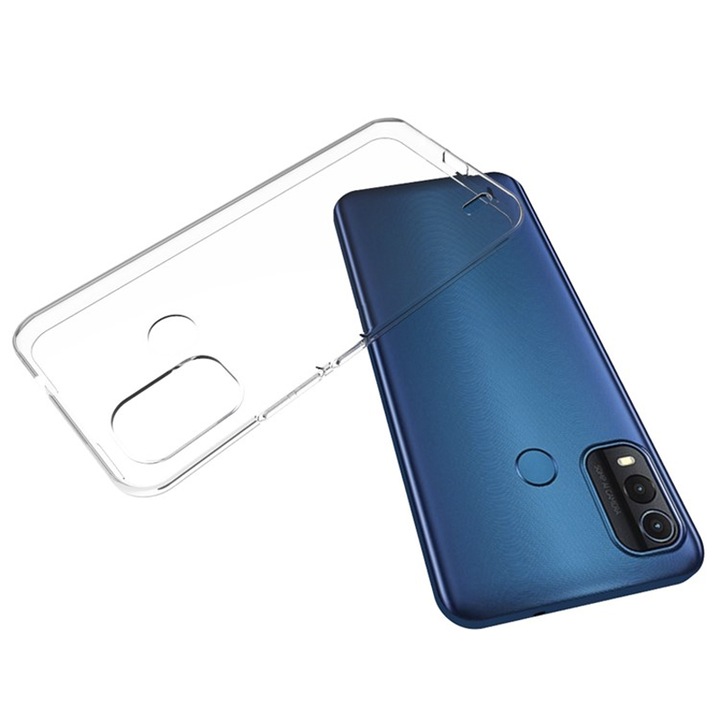 1,5 mm-es szilikon tok Nokia G11 kompatibilis, Crystal Clear, vékony illeszkedés, Ultra Protection technológia, átlátszó