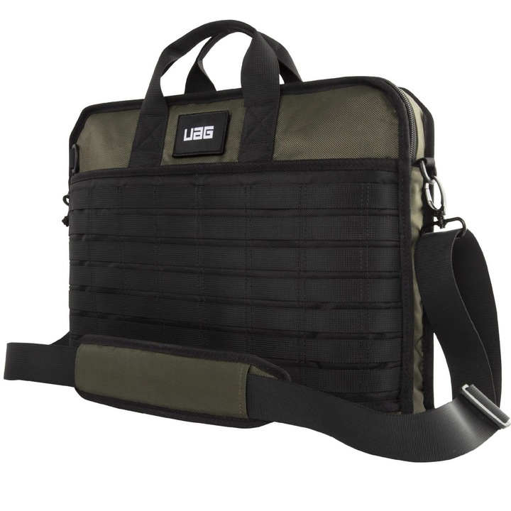 Geanta laptop, URBAN ARMOR GEAR, 13", Nylon, Verde