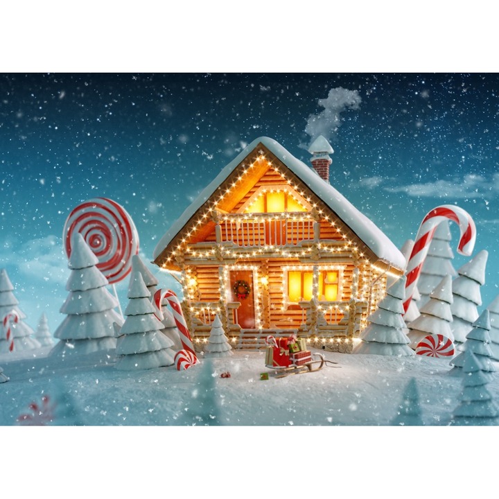 Bluebird 500 db-os puzzle - Christmas Cottage (90130)