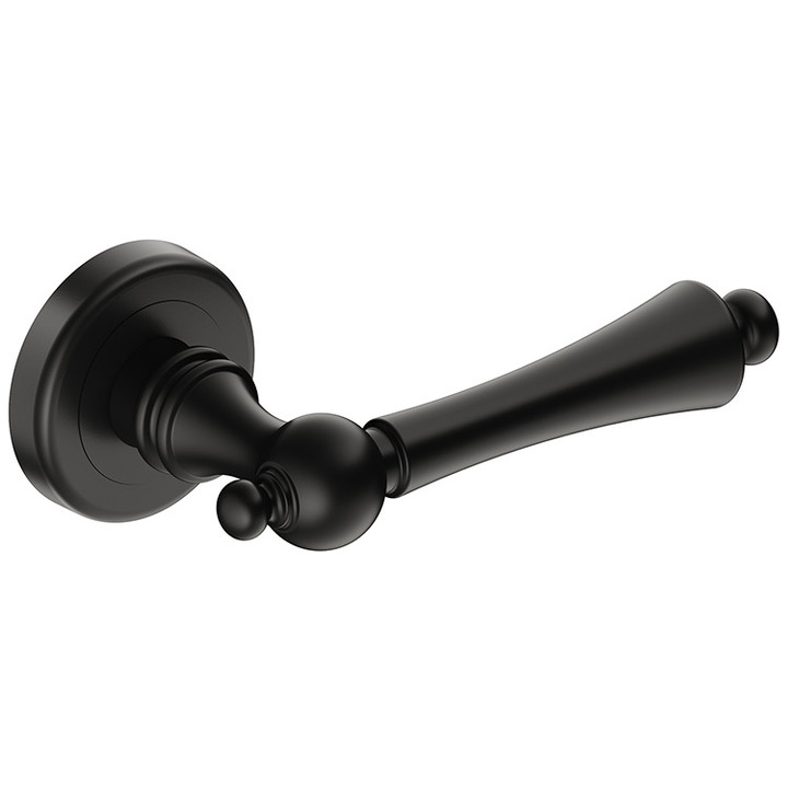 Maner usa Century cu rozeta negru mat