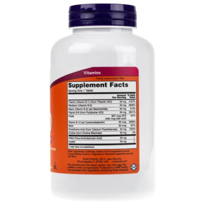 Now Foods B-vitamin Komplex, 250 Tabletta - EMAG.hu