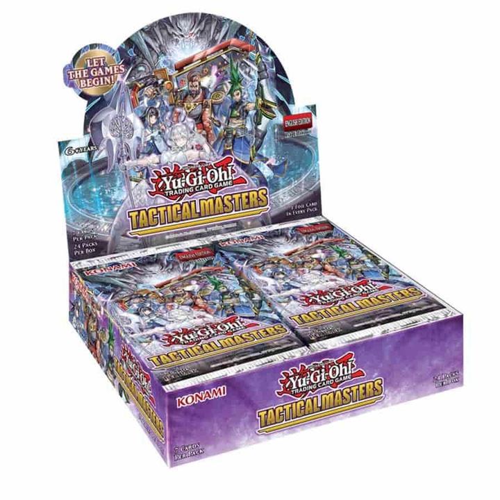 Játékkártyák, Konami, Yu-Gi-Oh! TCG, Tactical Masters Booster Box - 24 Packs, Angol