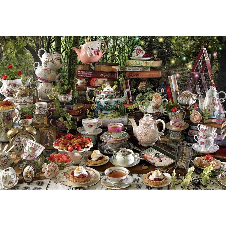 Пъзел Cobble Hill - Mad Hatters Tea Party - 2000 части