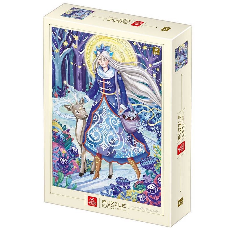 D-Toys 1000 Piece Jigsaw Puzzle | "La Bergère" Art Reproduction | 68 X 47 Cm Finished Size