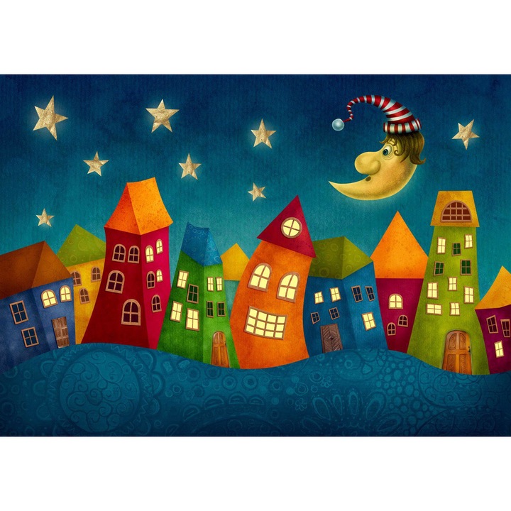 Enjoy 1000 db-os puzzle - Fantasy Colorful Houses (1952)