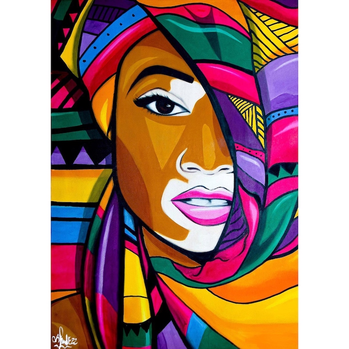 Enjoy 1000 db-os puzzle - African Beauty (1862)