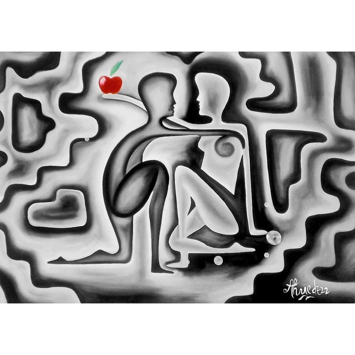 Пъзел Enjoy Adam and Eve, 1000 части