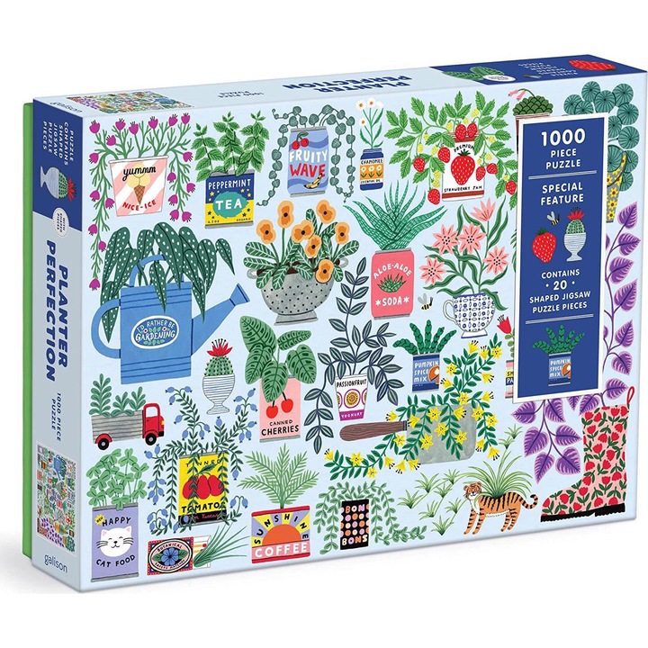 Galison - Puzzle Virágcserepek - 1 000 darab