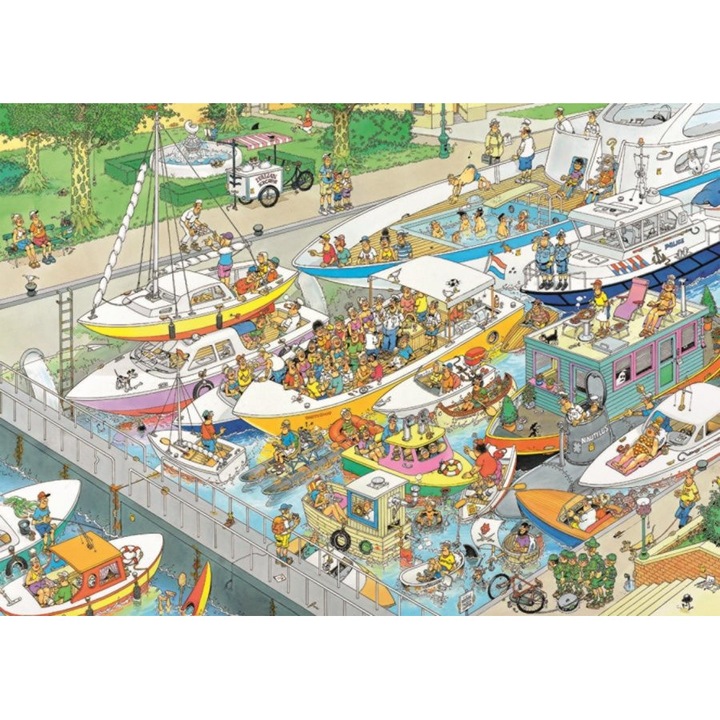 Пъзел Jumbo Jan van Haasteren: Locks, 1000 части