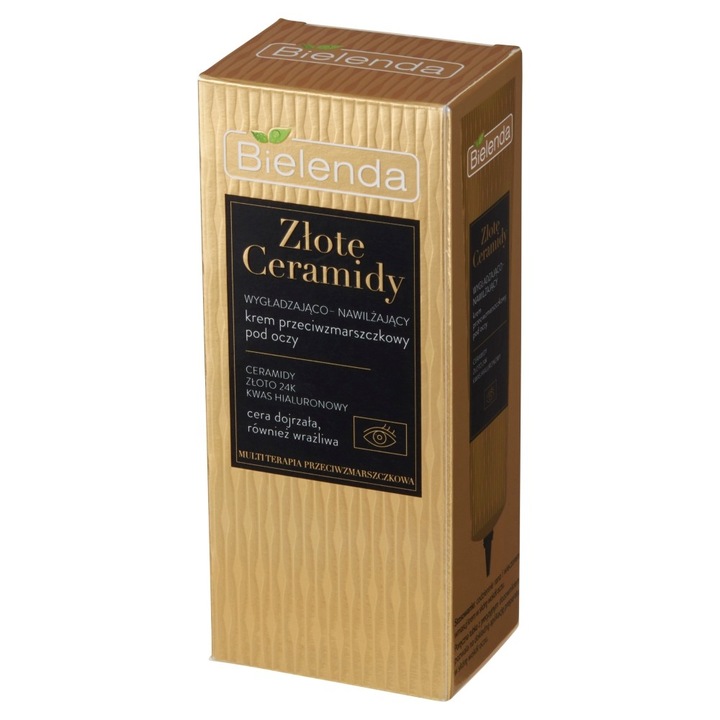 Bielenda Golden Ceramides ránctalanító szemkörnyékápoló krém, 15ml