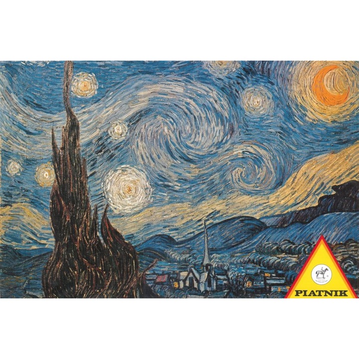 Piatnik - Puzzle Vincent van Gogh: Csillagos éjszaka - 1 000 darab