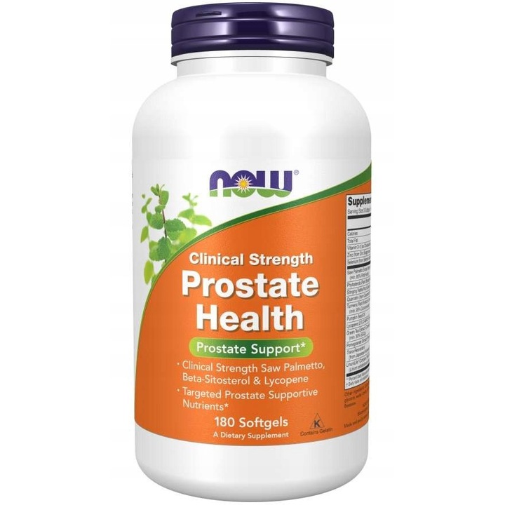 Supliment alimentar Prostate Health, Now Foods, 180 capsule