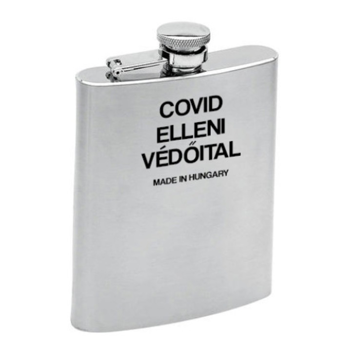 Fém laposüveg - Covid elleni védőital