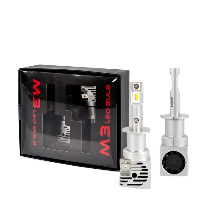 Kit LED auto, M-Tech, H1, 12/24V, 6.500K, 50W