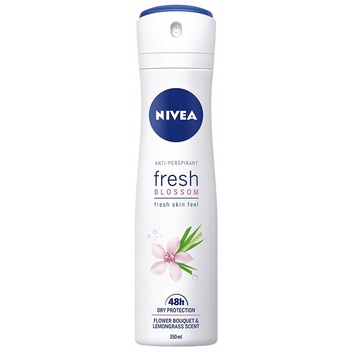 Izzadásgátló, Nivea, Flowers&Lemongrass, 150 ml