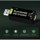 USB звукова карта Waveshare, Съвместима с Raspberry Pi/Jetson Nano, Черен