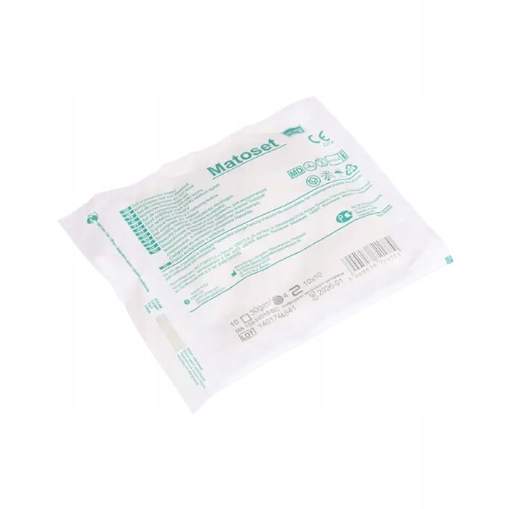 Comprese din material netesut, 10 buc, Matoset Matopat, 7.5x7.5cm