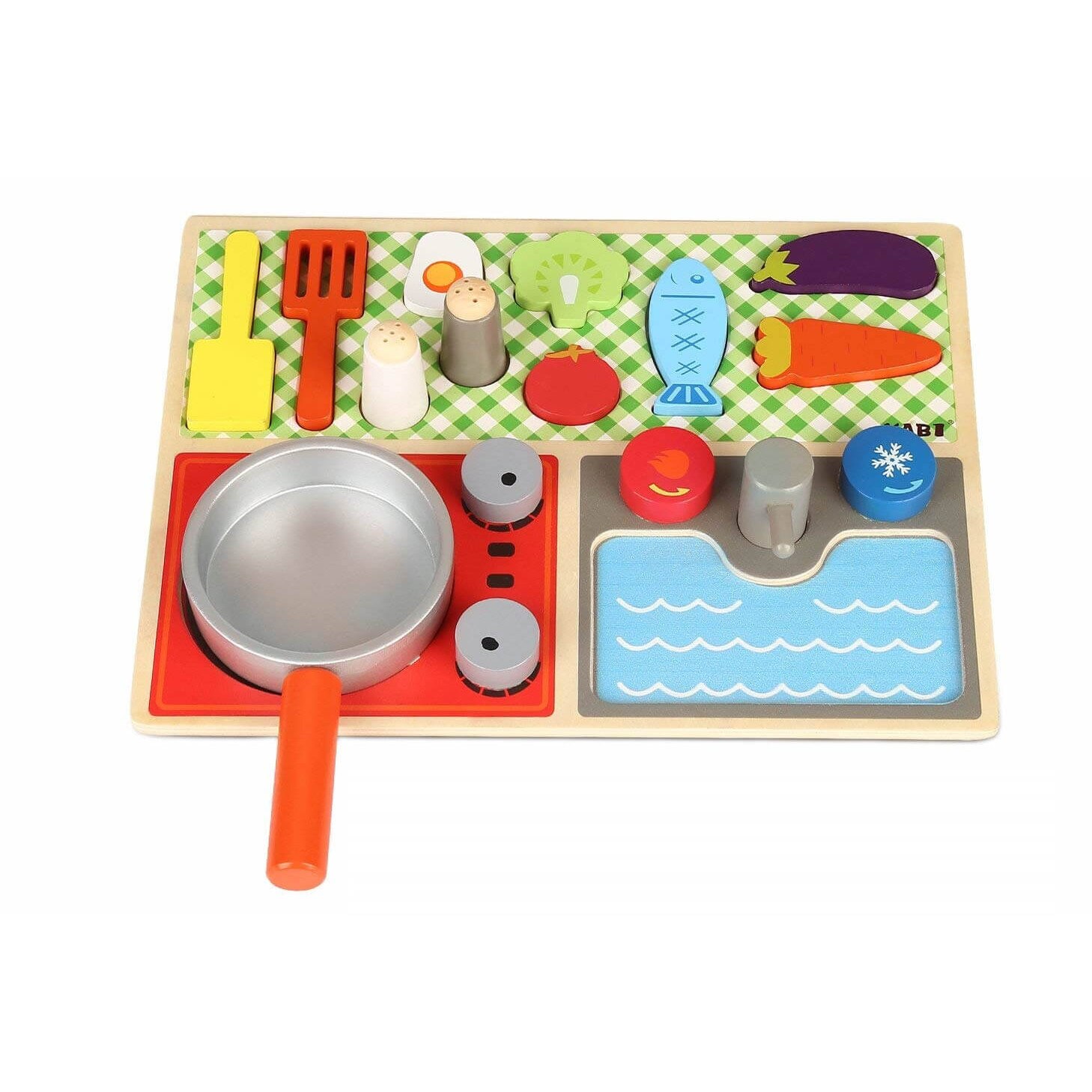 Joc de rol din lemn bucatarie tip Montessori