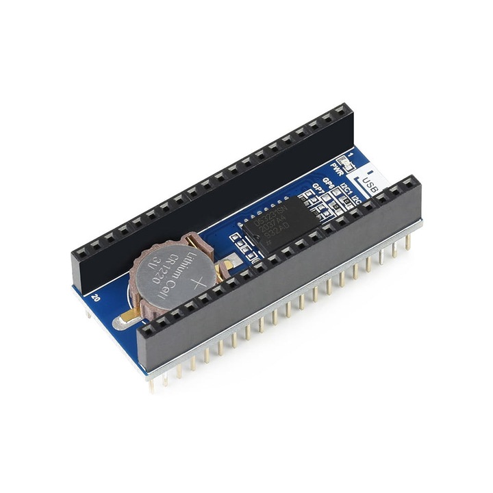 RTC модул DS3231 Waveshare, 3.3 V, Съвместим с Raspberry Pi Pico