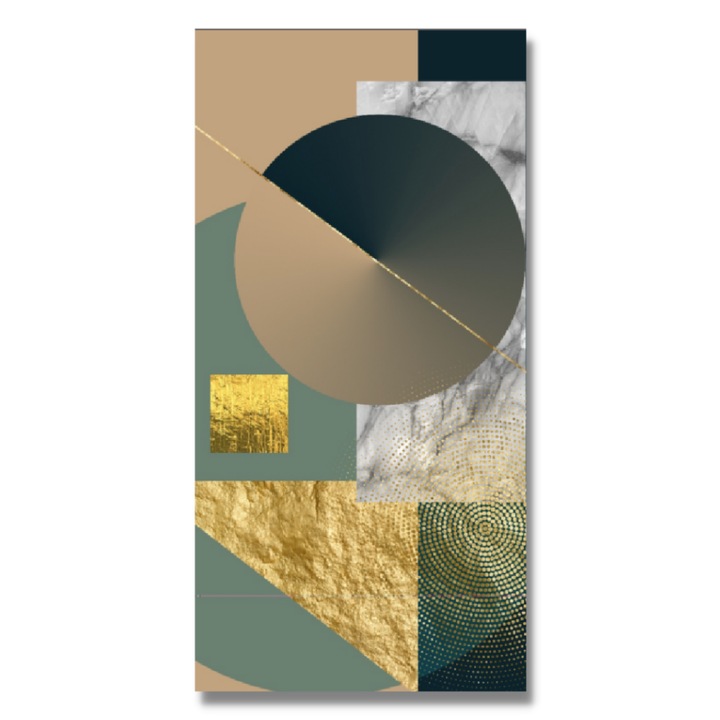 Panou Radiant Ceramic cu Infarosu, Tip Tablou, Telecomanda, WI-FI, Termostat, Model Abstract Marble- 500W 10MP– ArtHeat Safecare