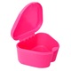 Cutie Depozitare, ZAMO®, pentru Proteza, Aparat Dentar, Lucrari Dentare, Culoare Roz