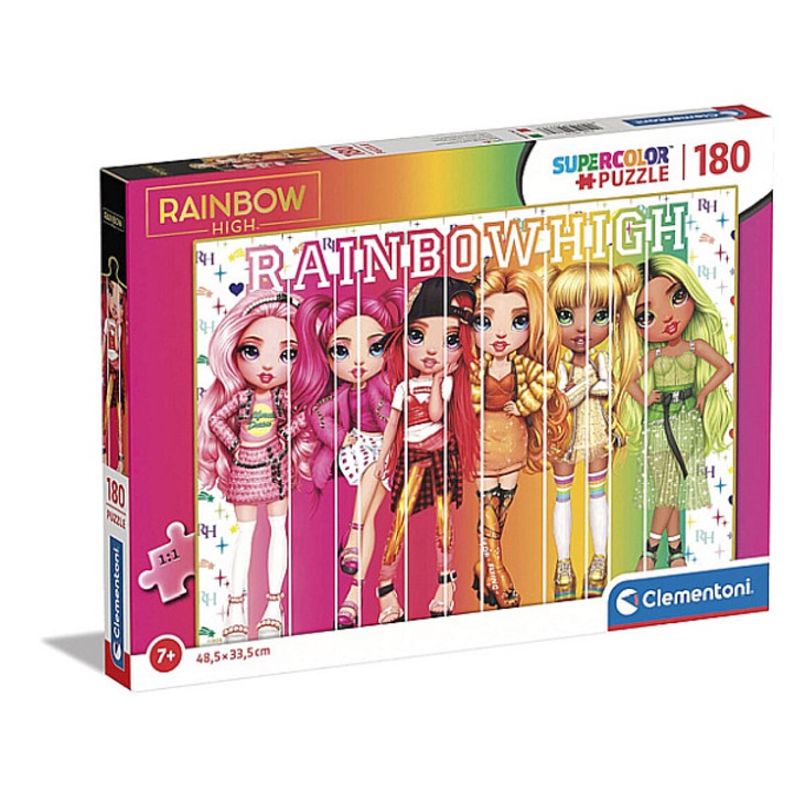 Clementoni 180 db-os Szuper Színes puzzle - Rainbow High (29775)