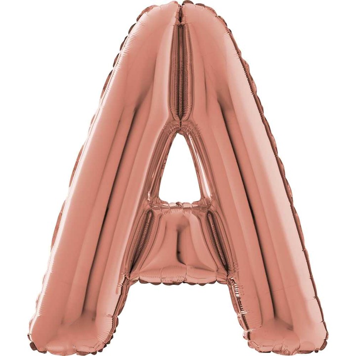 Balon Folie Litera A, Rose Gold, 66 cm, 262023RG