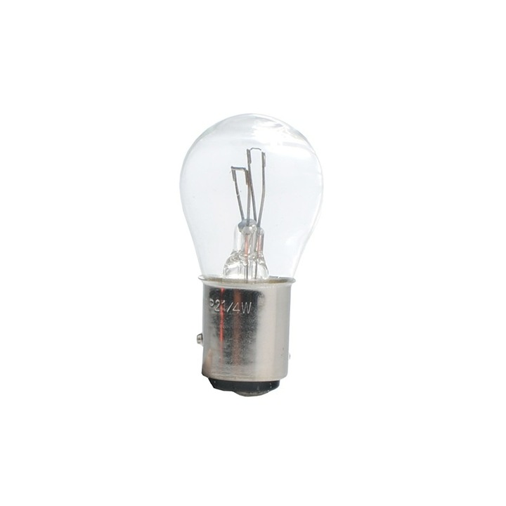 Set 10 becuri halogen, M-Tech, P21/4W, 12V, Alb