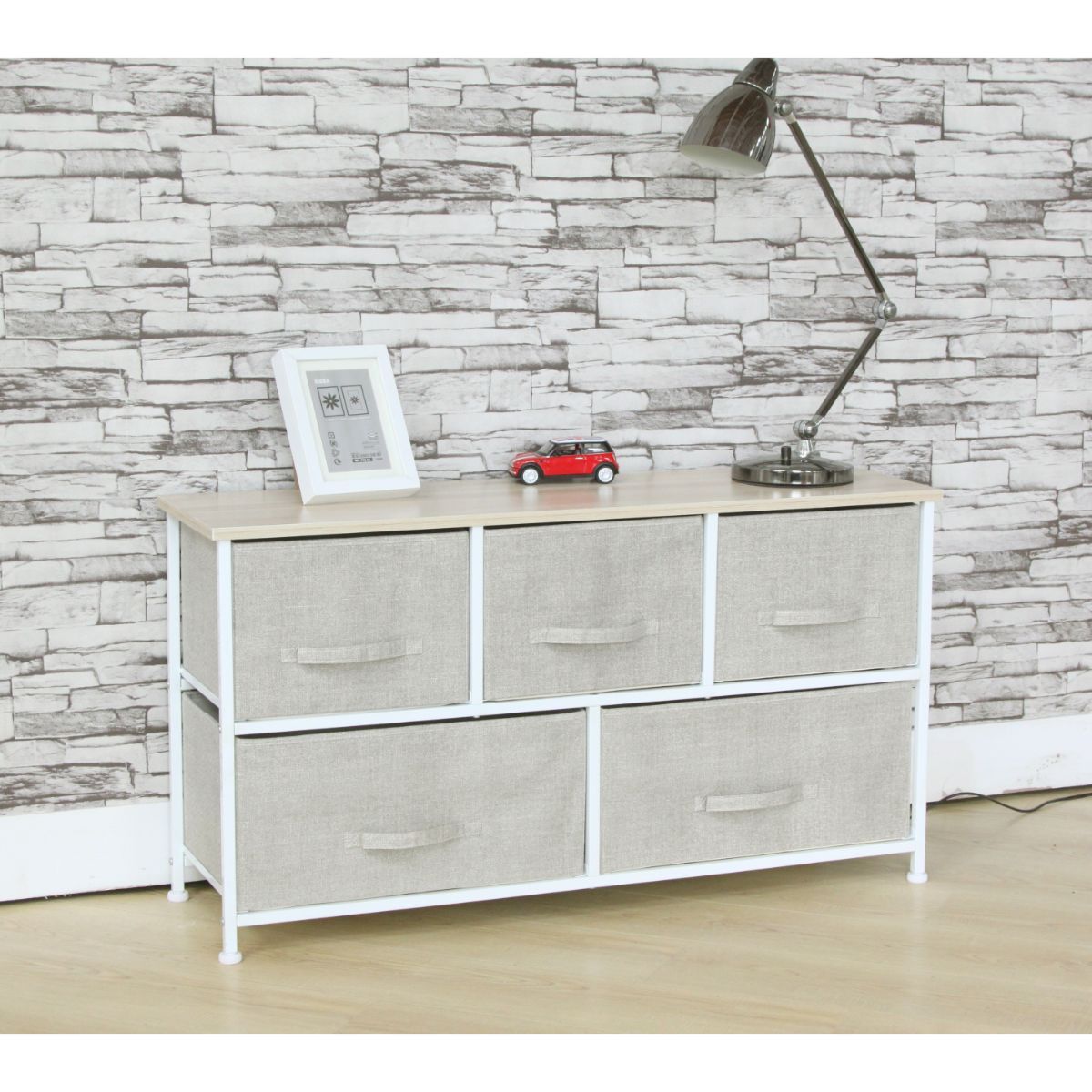 Tavolo Consolle Coavain 100x29x75 Cm - Nero, Gambe Regolabili, In Legno E Metallo, Per Ingresso O Soggiorno