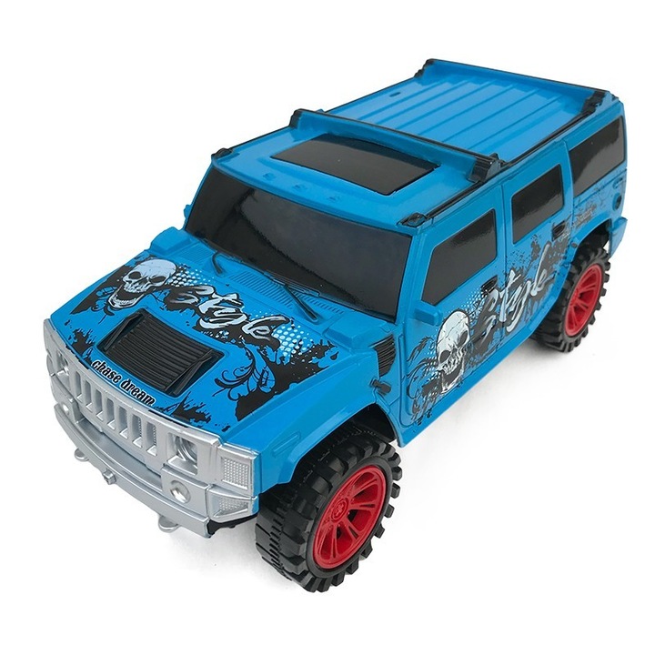 Количка за игра Джип 4х4 син пластмасов 23х10