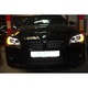 Faruri Full LED Bi-Xenon Angel Eyes compatibil cu BMW 5 Series F10 F11 2011-2013 LCI Facelift Look