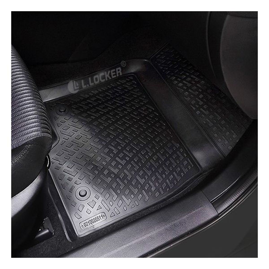 M MOTOS Tappetino per conducente Velours Premium 1 pezzo compatibile con Skoda Octavia III 2012-2019 - Standard, Tessuto, Nero Lato conducente - Provate un nuovo comfort di guida con un tappetino in
