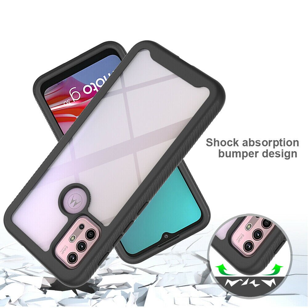 Coque De Protection Anti-choc Pour Motorola Moto G10, G10 Power, G20, G30 - Transparente TPU - Neuf