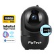 Camera Inteligenta de Securitate FipTec LV06B-C Cu Dar 32GB Card, WiFi, 2MP FullHD, Sunet Bidirectional, Alarma de miscare si sunet, Monitorizare Video Audio si Control de pe Android, Apple sau PC, Negru Mat