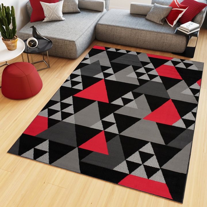 Килим, TAPISO, Z900E, Геометричен, 100% полипропилен, Многоцветен, 250 x 300 cm