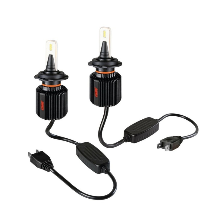 Set 2 becuri LED auto, Lampa, H7, 32V, 6500K, 4.000lm, Alb