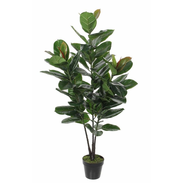 Изкуствено растение Каучуково дърво, 130см